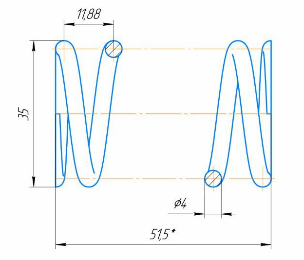 Пружины по вашим чертежам в Ростов-на-Дону